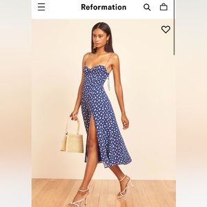 Reformation Juliette dress size 0 perfect condition